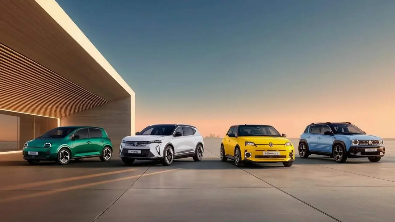 Renault analitza per qu&egrave; els cotxes el&egrave;ctrics cl&agrave;ssics no s&oacute;n l&rsquo;&uacute;nica soluci&oacute; del futur automobil&iacute;stic sostenible &mdash; Imagen generada por IA