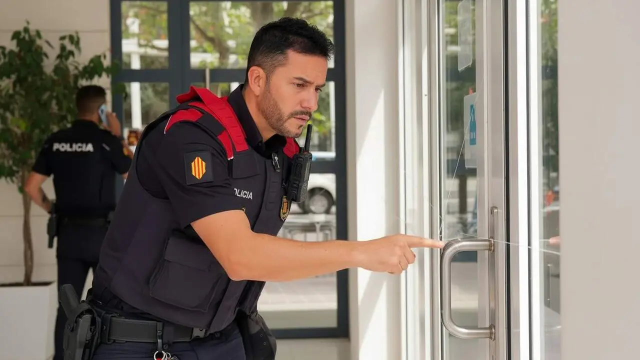  Lladres utilitzen fils transparents a les portes per comprovar si est&agrave;s a casa segons la Gu&agrave;rdia Civil - Imagen generada por IA 