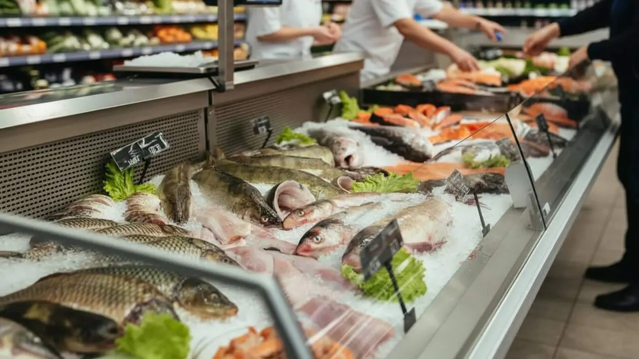 Nou model de pescateria de Mercadona m&eacute;s fresc, &agrave;gil i de millor qualitat que revoluciona la compra del consumidor &mdash; Imagen generada por IA