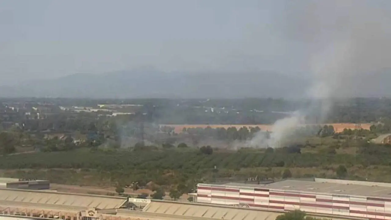 Incendi de Vila-seca del 18 d'agost.