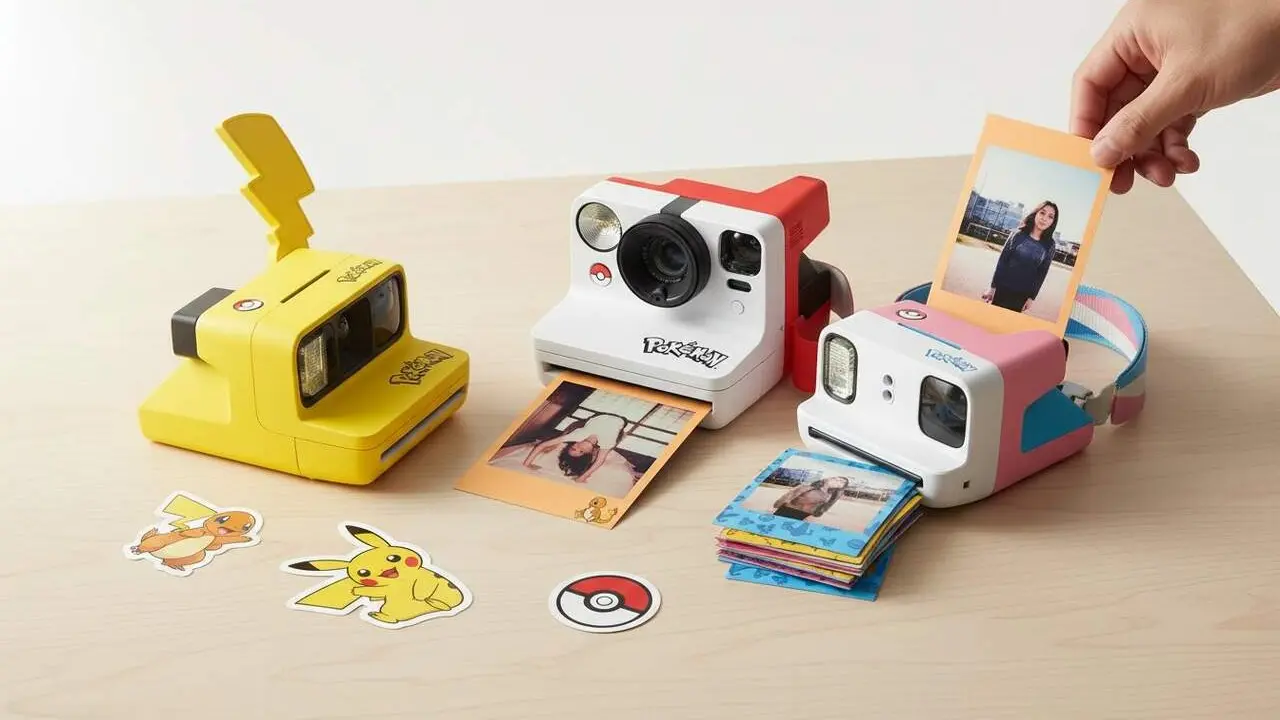 Col&middot;lecci&oacute; limitada Polaroid x Pok&eacute;mon per celebrar 30 anys amb dissenys exclusius i fotografia instant&agrave;nia emblem&agrave;tica &mdash; Imagen generada por IA