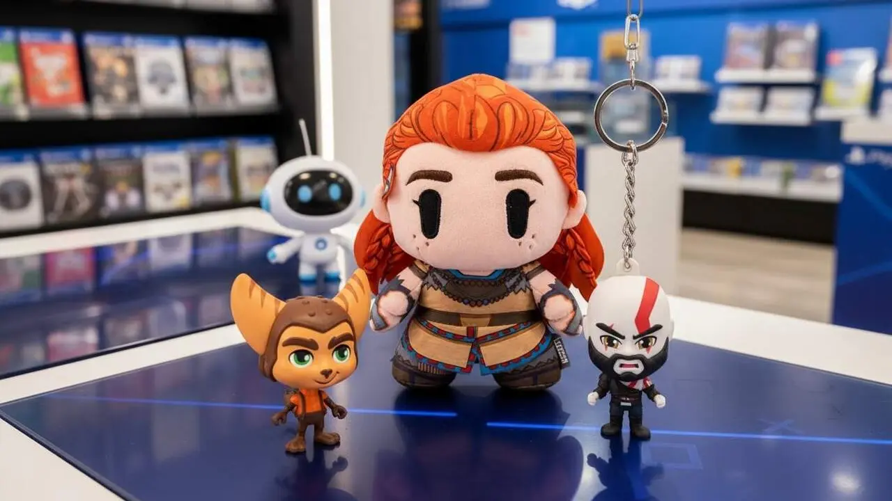 Col&middot;lecci&oacute; exclusiva de figuretes i peluixos de PlayStation amb Kratos, Aloy i Astro Bot a GAME disponible des del 31 d&rsquo;agost &mdash; Imagen generada por IA