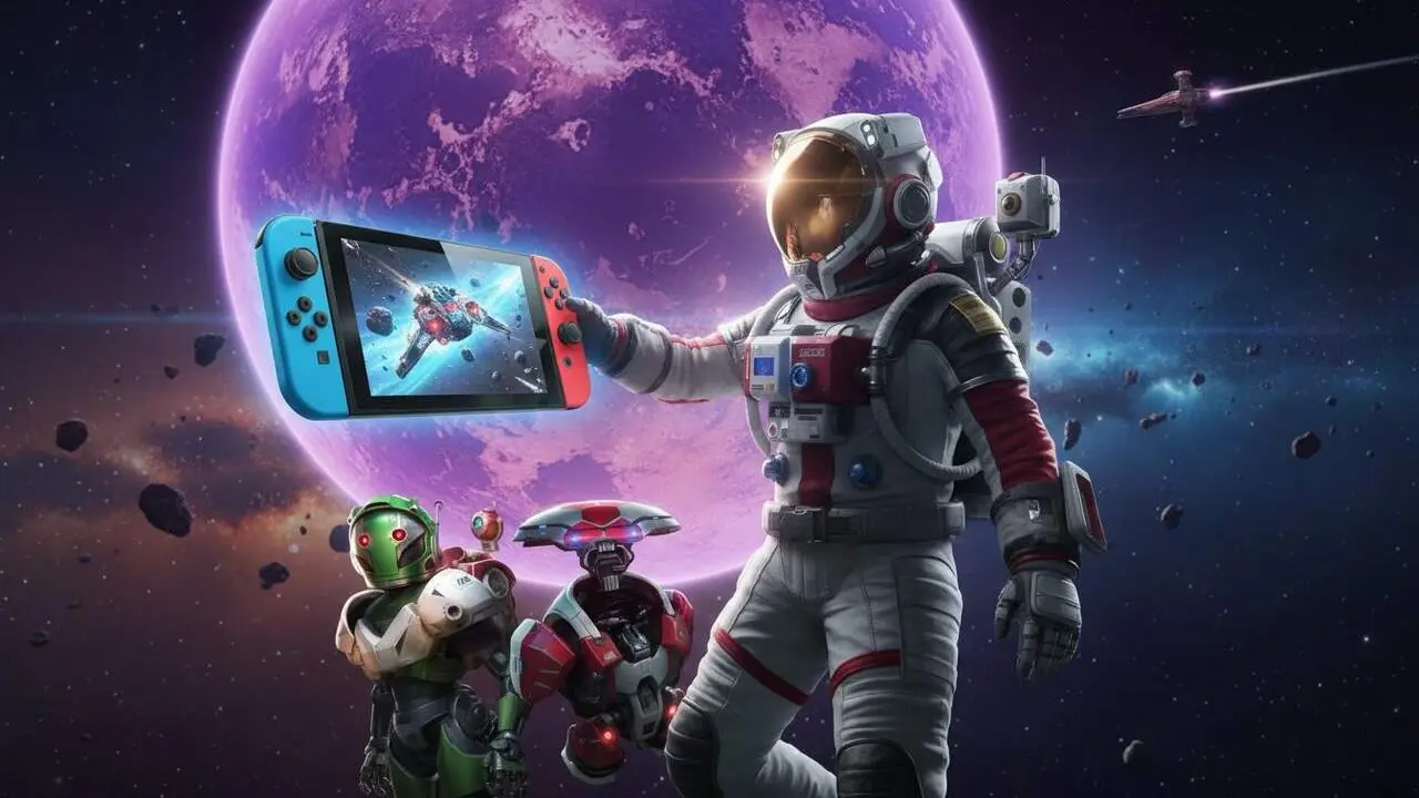 Acc&eacute;s gratu&iuml;t a No Man's Sky durant 7 dies per a subscriptors de Nintendo Switch Online amb prova exclusiva i versi&oacute; optimitzada &mdash; Imagen generada por IA