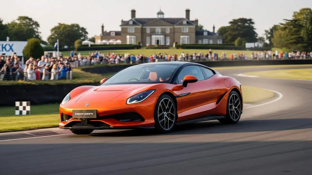 BYD Denza Z al Festival de Goodwood amb 1.604 CV i preus al Regne Unit que desafien Porsche en superesportius el&egrave;ctrics - Imagen generada por IA 