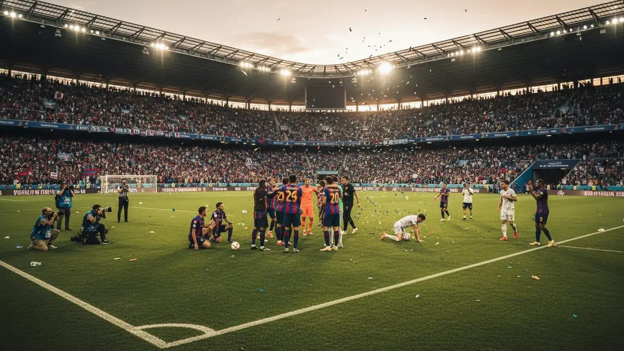  Resultats clau i moments destacats de la jornada a la Liga de futbol professional - Imagen generada por IA 