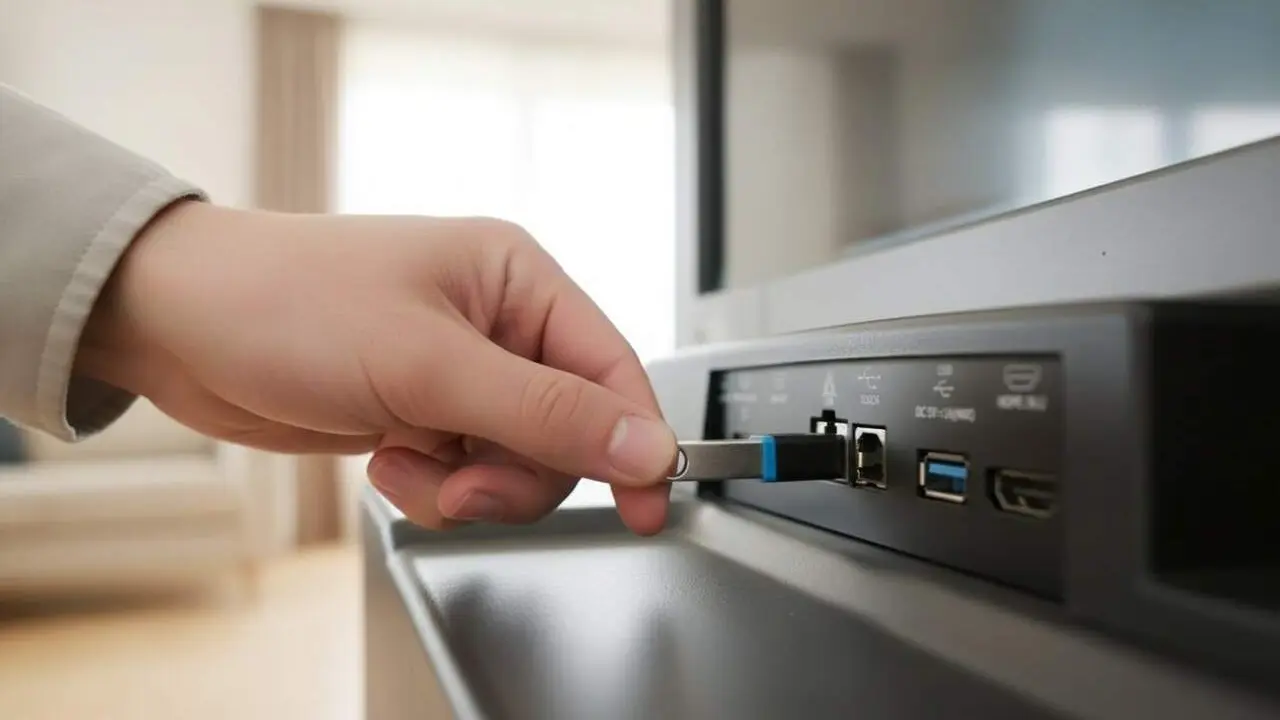  Com fer intel-ligent un televisor antic amb un pendrive USB per veure pel-l&iacute;cules i s&egrave;ries sense internet - Imagen generada por IA 