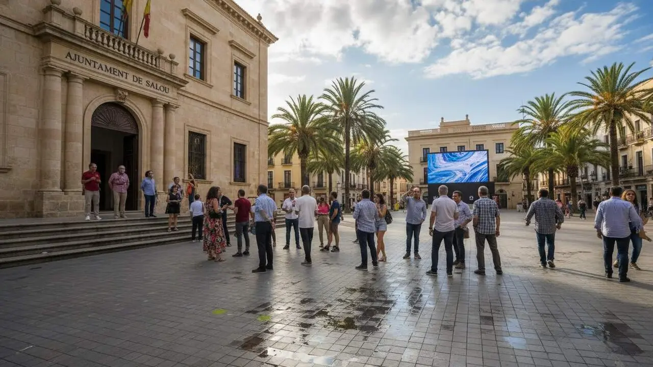  Salou demana protocols clars i uniformes per a alertes meteorol&ograve;giques despr&eacute;s de cancel-lar actes a l'agost - Imagen generada por IA 