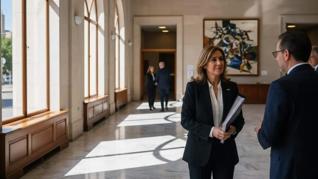 Mar&iacute;a de la Cinta L&oacute;pez Card&uacute;s nombrada nova fiscal en cap de Tarragona amb experi&egrave;ncia en viol&egrave;ncia de g&egrave;nere i carrera a Reus &mdash; Imagen generada por IA