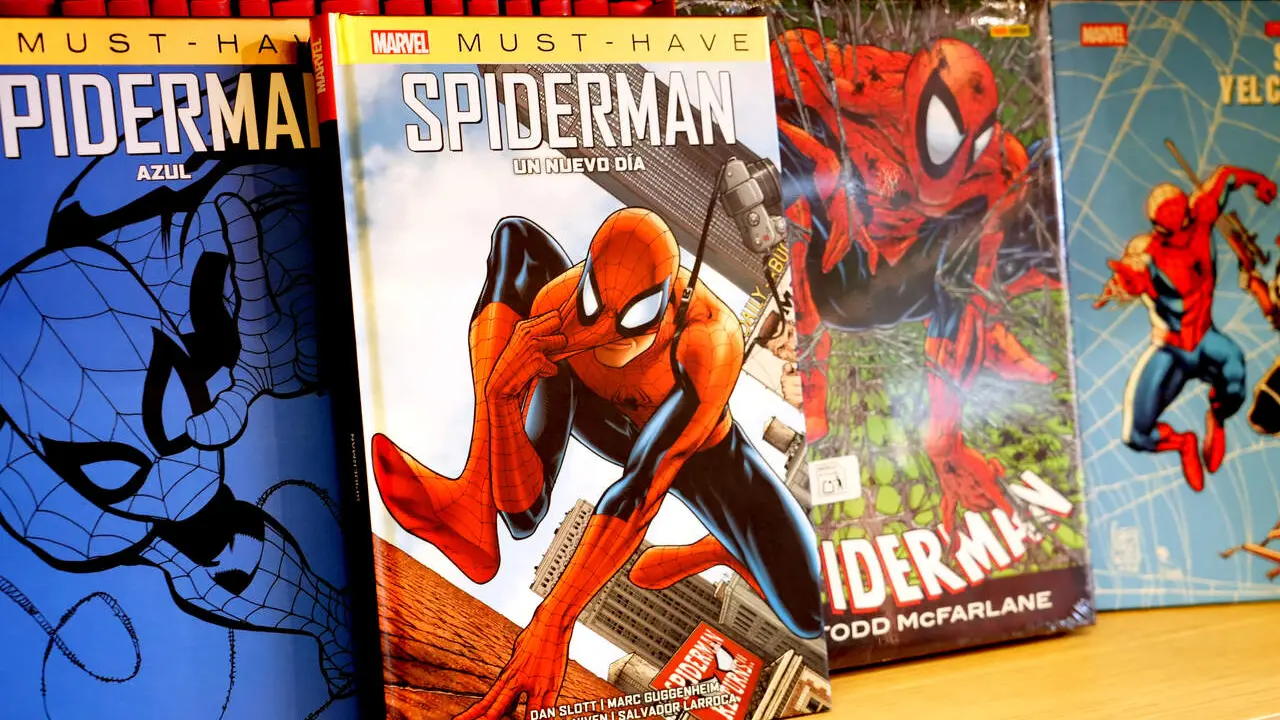 Selecci&oacute; de c&ograve;mics d'Spider-Man a Continuar&agrave; Comics
Font: Irene Reina / Agencia Catalana de Noticies