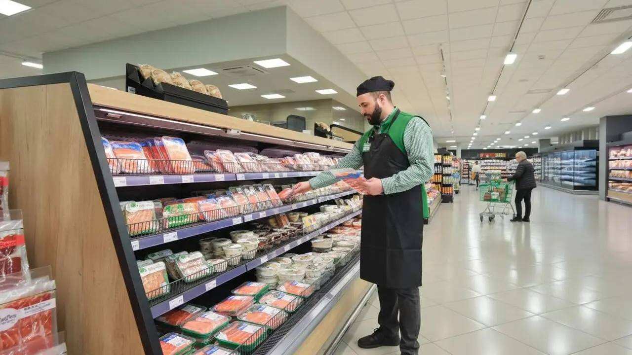 Fa&ccedil;ana moderna de Mercadona a Madrid amb la innovadora Tienda 9 i Obrador Central que revoluciona Bilbao i altres ciutats &mdash; Imagen generada por IA