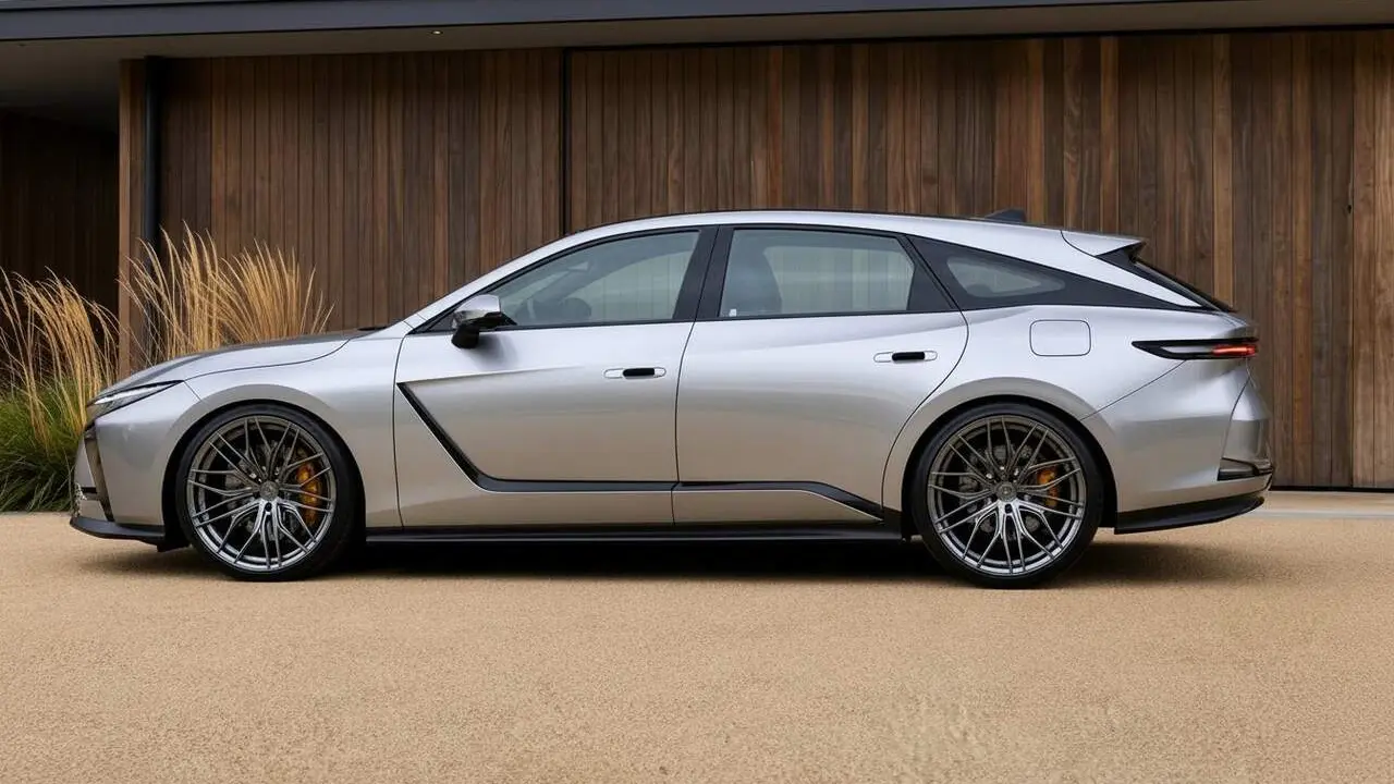 Lexus ES Touring de Kelsonic com a alternativa h&iacute;brida i estilitzada al BMW Serie 3 amb millor habitabilitat i disseny innovador &mdash; Imagen generada por IA