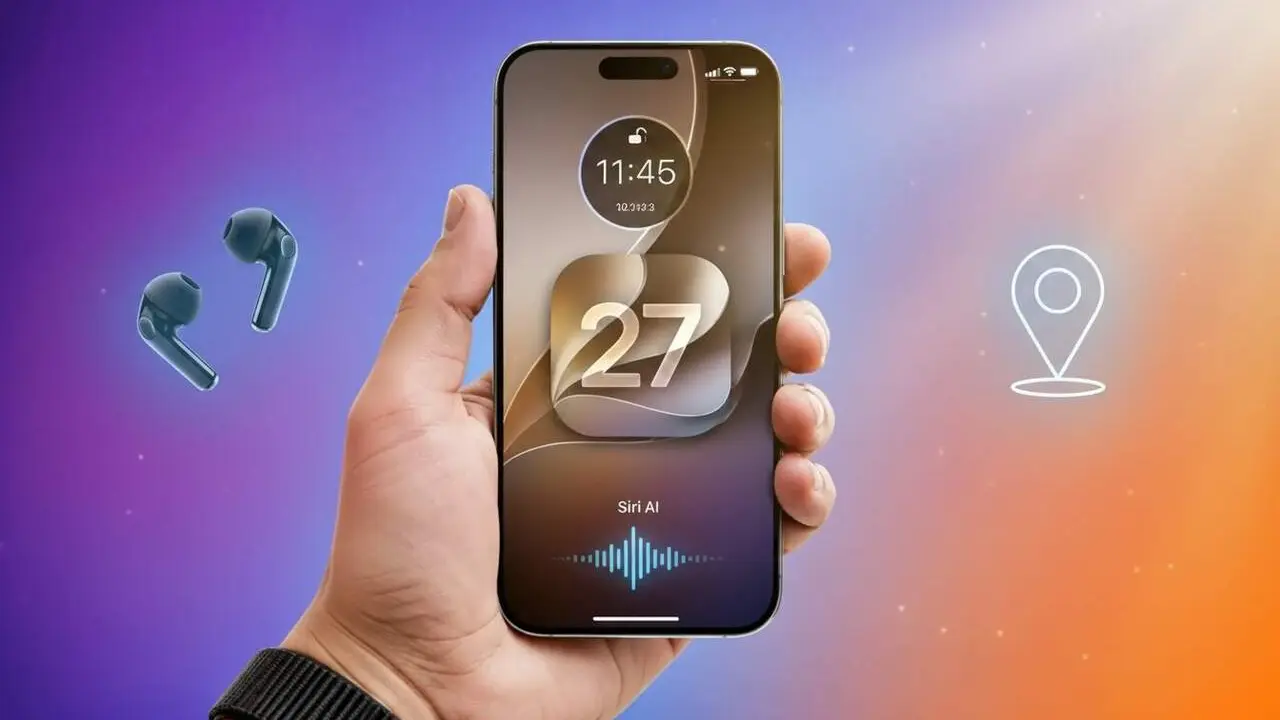  Funcions innovadores d'iOS 27 que canviaran completament l'experi&egrave;ncia del teu iPhone 18 i AirPods compatibles - Imagen generada por IA 