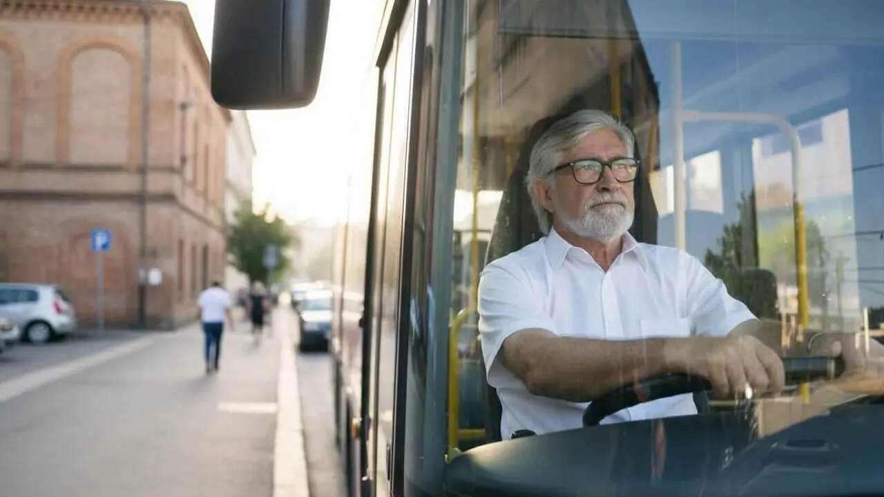  Conductor d'autob&uacute;s rep pensi&oacute; del 100% per incapacitat absoluta per deteriorament psiqui&agrave;tric segons sent&egrave;ncia del TSJ de Catalunya - Imagen generada por IA 