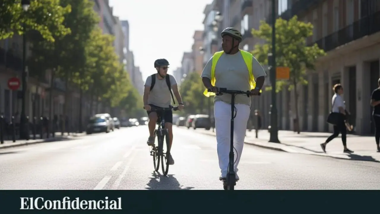  Canvis de la DGT als patinets el&egrave;ctrics: casc obligatori i nova edat m&iacute;nima a partir de l'1 d'octubre - Imagen generada por IA 