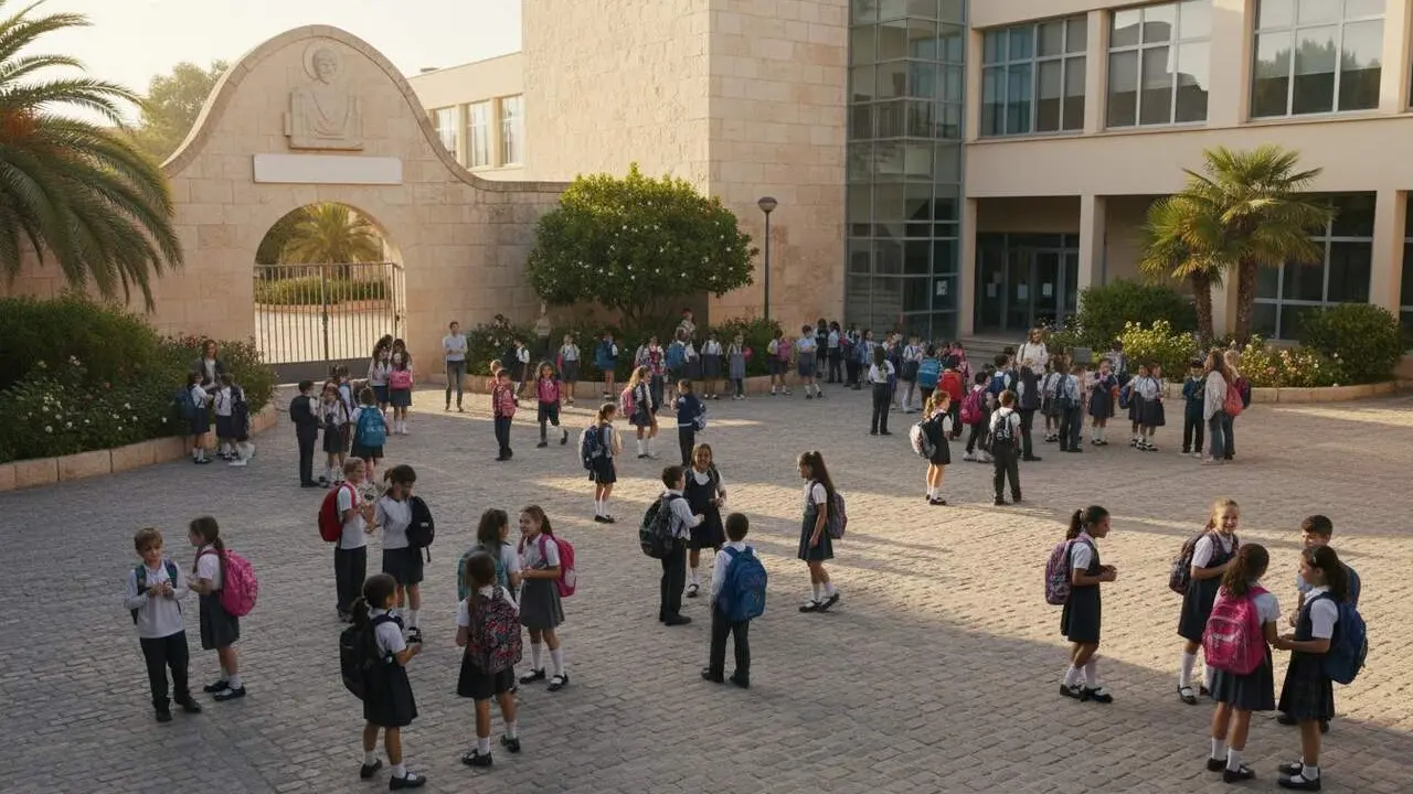  Inici del curs escolar a Tarragona amb 128.693 alumnes i Sant Pau Ap&ograve;stol sense vaga docent - Imagen generada por IA 