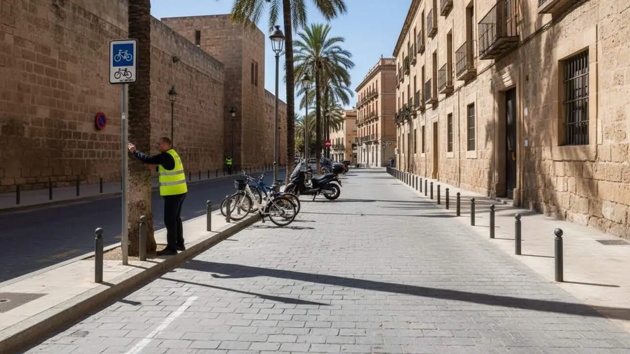  Tarragona retira els patinets compartits i reconverteix els aparcaments per a bicis i motos - Imagen generada por IA 