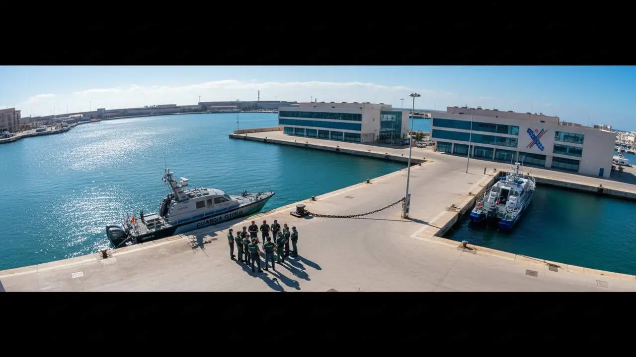  JUCIL rechaza la cesi&oacute;n de espacios del puerto de Tarragona a los Mossos d'Esquadra - Imagen generada por IA 