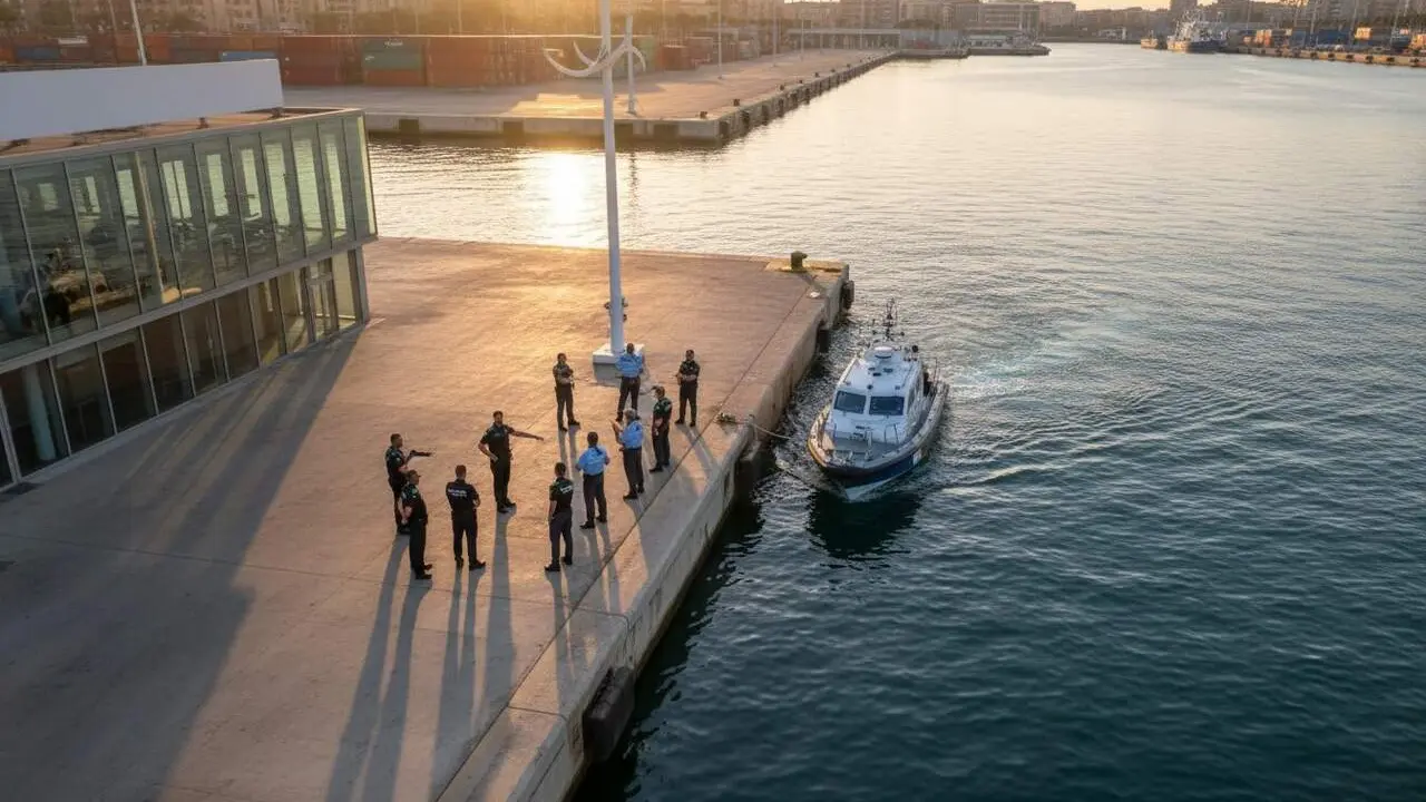  JUCIL alerta sobre la cessi&oacute; d'espais del port de Tarragona als Mossos d'Esquadra - Imagen generada por IA 