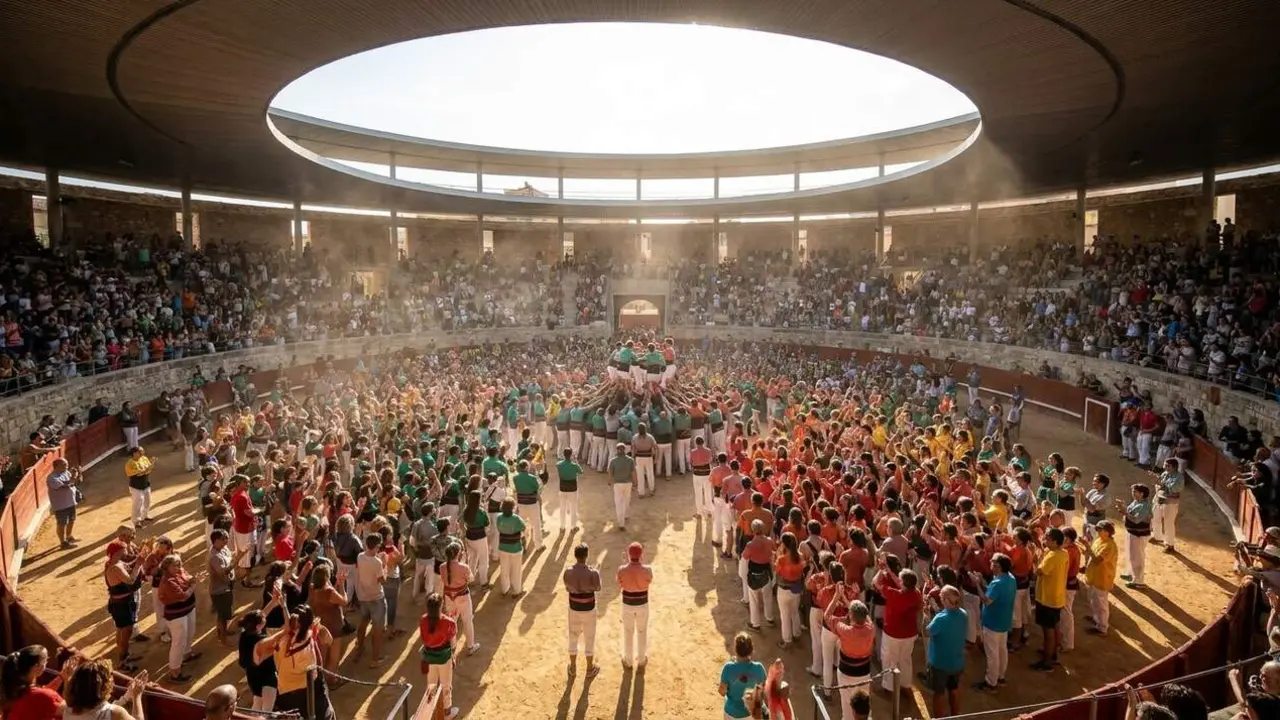  Ordre d'actuaci&oacute; del Concurs de Castells 2026 per a les tres jornades de Tarragona - Imagen generada por IA 