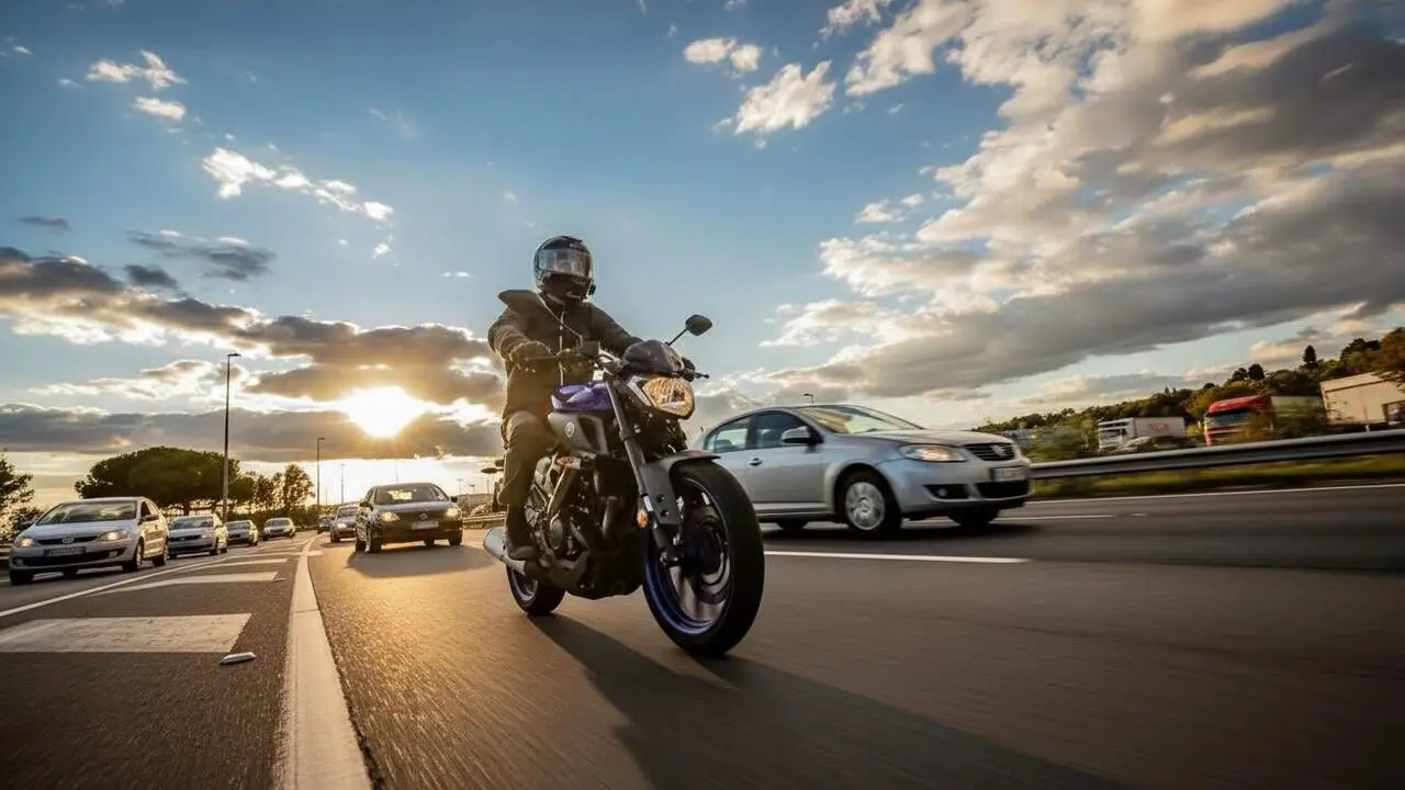  Tres v&iacute;ctimes mortals, dues motoristes: un missatge sobre seguretat vi&agrave;ria - Imagen generada por IA 