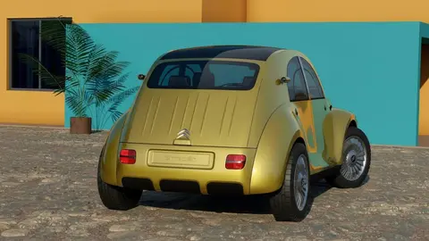 citroen 2c eléctrico 2026 parte trasera