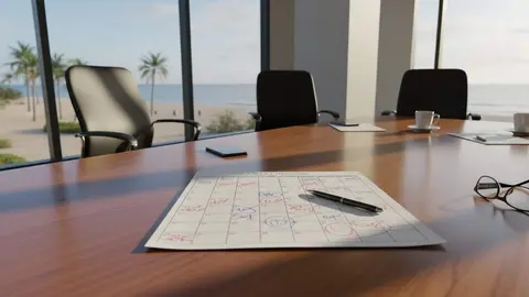 Conflicte i poder en negociar les vacances: com gestionar el calendari de torns d&rsquo;estiu de manera justa i efectiva &mdash; Imagen generada por IA