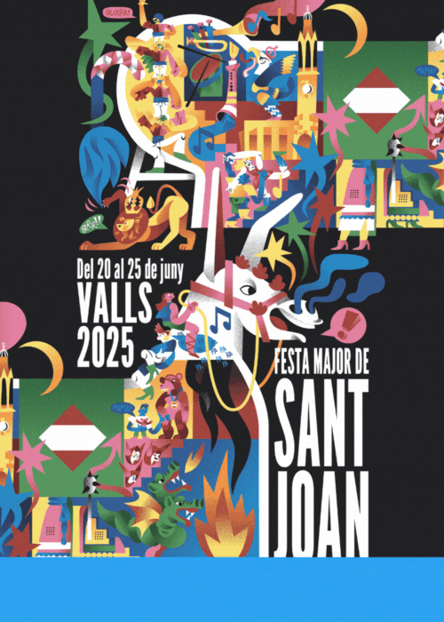 DESCARREGAR el Programa d'actes de Sant Joan 2025 a Valls. Imatge Ajuntament de Valls