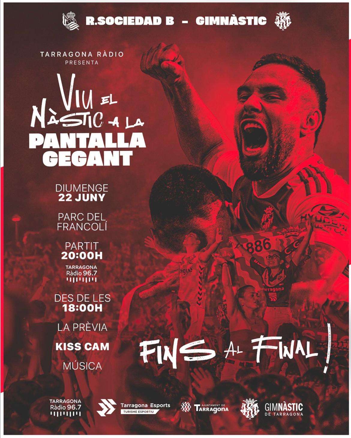 Pantalla gegant i ambient a Parc Francolí