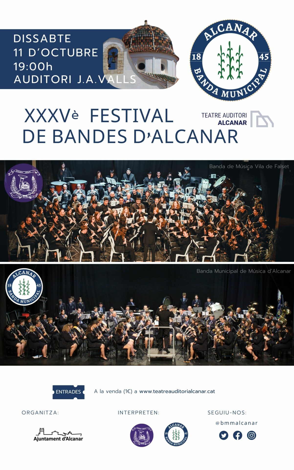 Cartell-XXXV-Festival-Bandes-Alcanar