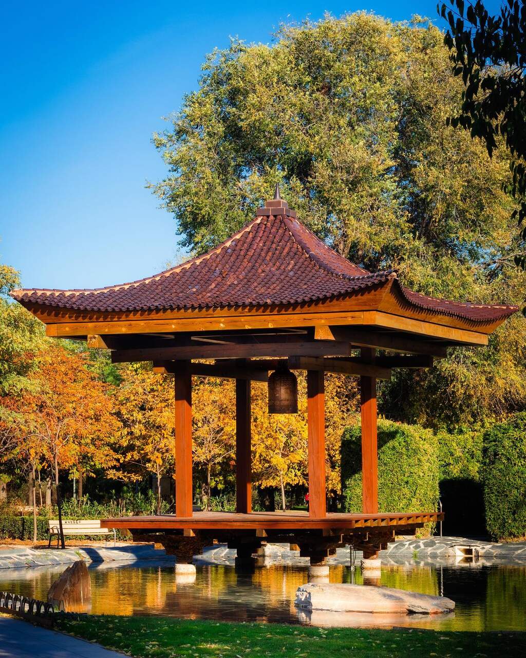Jardín japonés de la Vega, en Alcobendas, Madrid. Foto de @amilcaring.